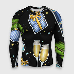 Мужской рашгард Новогодний вайб
