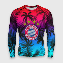 Мужской рашгард Бавария Мюнхен неон тропики