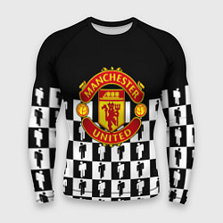 Мужской рашгард Манчестер Юнайтед люди паттерн