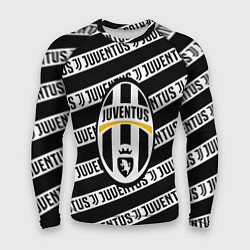 Мужской рашгард Ювентус полосы линии спорт