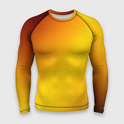 Рашгард мужской Color yellow red gradient, цвет: 3D-принт