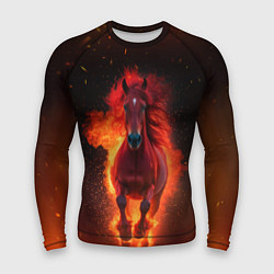 Мужской рашгард Огонь а не лошадь