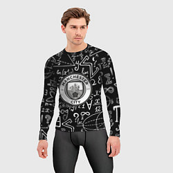 Рашгард мужской Манчестер сити математика, цвет: 3D-принт — фото 2