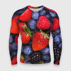 Рашгард мужской Berries, цвет: 3D-принт