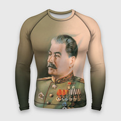 Рашгард мужской Иосиф Сталин, цвет: 3D-принт