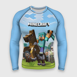 Мужской рашгард Minecraft Rider