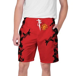 Шорты на шнурке мужские FC Manchester United: Red Original, цвет: 3D-принт