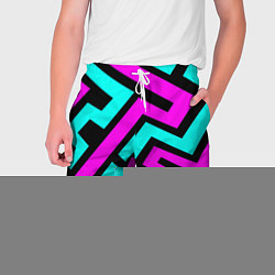 Мужские шорты Maze: Violet & Turquoise