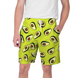 Шорты на шнурке мужские Стиль авокадо, цвет: 3D-принт