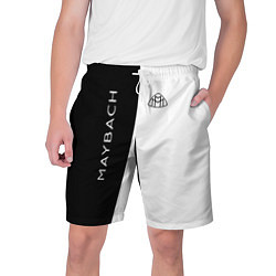 Шорты на шнурке мужские Maybach: B&W, цвет: 3D-принт
