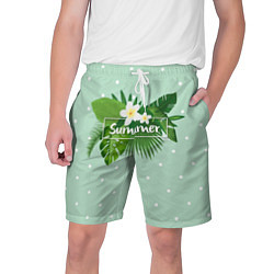 Шорты на шнурке мужские Fresh Summer, цвет: 3D-принт
