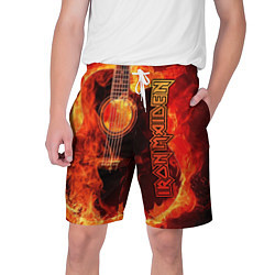 Шорты на шнурке мужские Iron Maiden, цвет: 3D-принт