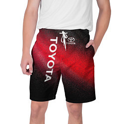 Шорты на шнурке мужские TOYOTA, цвет: 3D-принт