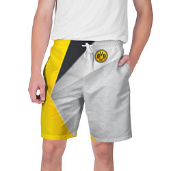 Шорты на шнурке мужские FC Borussia, цвет: 3D-принт