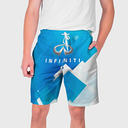 Шорты на шнурке мужские Infiniti, цвет: 3D-принт