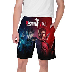 Шорты на шнурке мужские Resident Evil 2, цвет: 3D-принт
