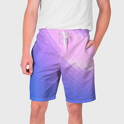 Шорты на шнурке мужские Пикси, цвет: 3D-принт