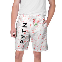 Шорты на шнурке мужские PAYTON MOORMIER ПЕЙТОН, цвет: 3D-принт