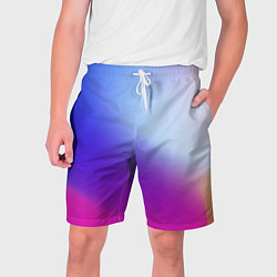 Шорты на шнурке мужские Градиент Облаков, цвет: 3D-принт