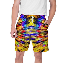 Шорты на шнурке мужские Батик Краски, цвет: 3D-принт
