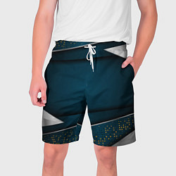 Шорты на шнурке мужские 3D luxury sport style Золото, цвет: 3D-принт
