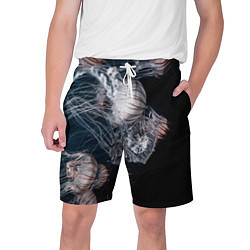 Шорты на шнурке мужские Медузы, цвет: 3D-принт