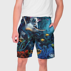Шорты на шнурке мужские Морская черепаха, цвет: 3D-принт