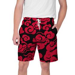 Шорты на шнурке мужские Красное облако, цвет: 3D-принт