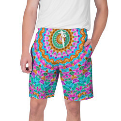 Мужские шорты Разноцветный калейдоскоп