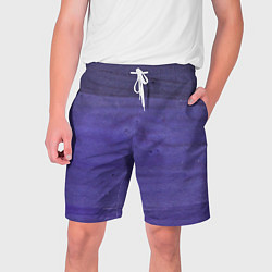 Шорты на шнурке мужские Фиолетовые краски, цвет: 3D-принт
