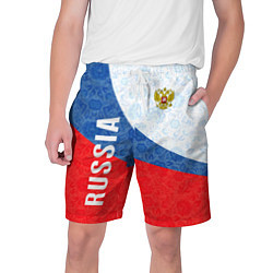 Шорты на шнурке мужские RUSSIA SPORT STYLE РОССИЯ СПОРТИВНЫЙ СТИЛЬ, цвет: 3D-принт