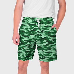 Мужские шорты Зеленый монохромный камуфляж