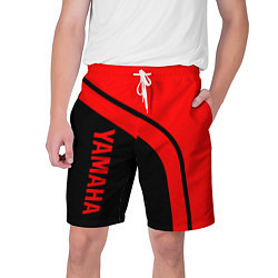 Шорты на шнурке мужские ЯМАХА - YAMAHA КРАСНЫЙ СТИЛЬ, цвет: 3D-принт