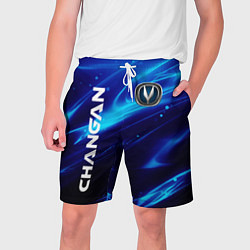 Шорты на шнурке мужские CHANGAN СИЯНИЕ ЧАНГАН, цвет: 3D-принт