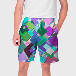 Мужские шорты MULTICOLORED SQUARES