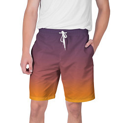 Шорты на шнурке мужские Sunset Gradient, цвет: 3D-принт