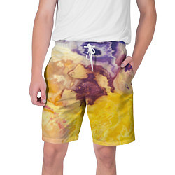 Шорты на шнурке мужские Тайфун Красок, цвет: 3D-принт
