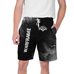 Шорты на шнурке мужские Warframe Glitch на темном фоне - FS, цвет: 3D-принт
