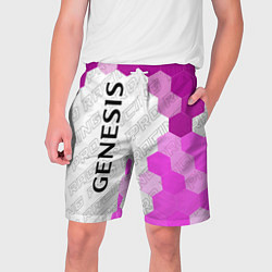 Шорты на шнурке мужские Genesis Pro Racing, цвет: 3D-принт
