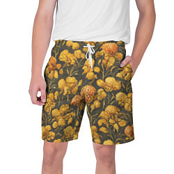 Мужские шорты Цветы в викторианском стиле