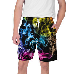 Шорты на шнурке мужские Эйфория в дыму, цвет: 3D-принт