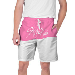 Мужские шорты Stray Kids pink and white