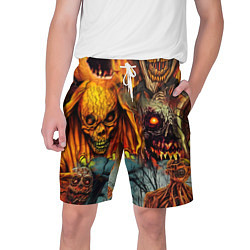 Шорты на шнурке мужские Монстры ужасные хэллоуинские, цвет: 3D-принт
