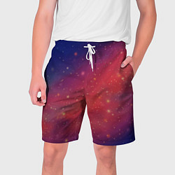 Шорты на шнурке мужские Абстракция космос млечный путь, цвет: 3D-принт