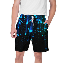 Шорты на шнурке мужские Сияющий звездопад, цвет: 3D-принт
