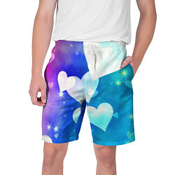 Шорты на шнурке мужские Dreamy Hearts Multicolor, цвет: 3D-принт
