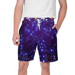 Шорты на шнурке мужские Звездочки - космическое небо, цвет: 3D-принт