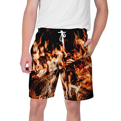 Мужские шорты Огонь-пламя