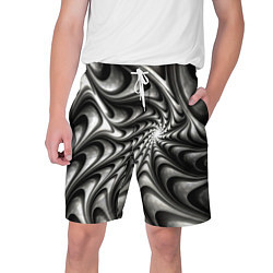 Мужские шорты Abstract fractal grey