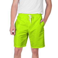 Мужские шорты Лайм цвет: однотонный лаймовый
